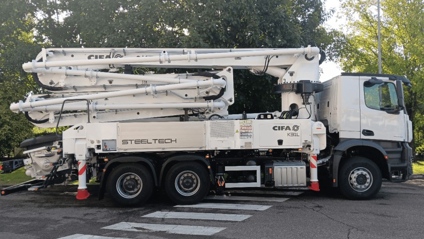 CIFA K31L new pump from Steeltech series