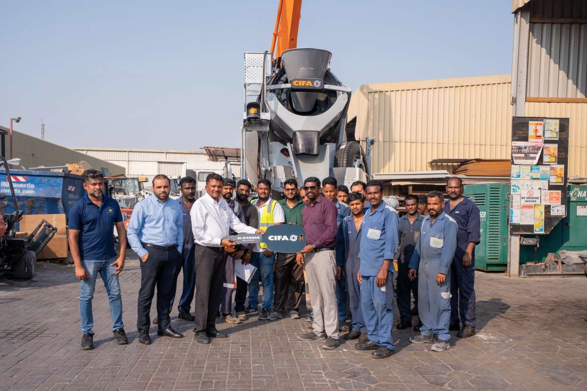 cifa mk28l truck delivery to client