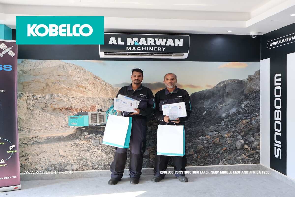 Mr. Usman and Mr. Imtiyaz from the Al Marwan welding team
