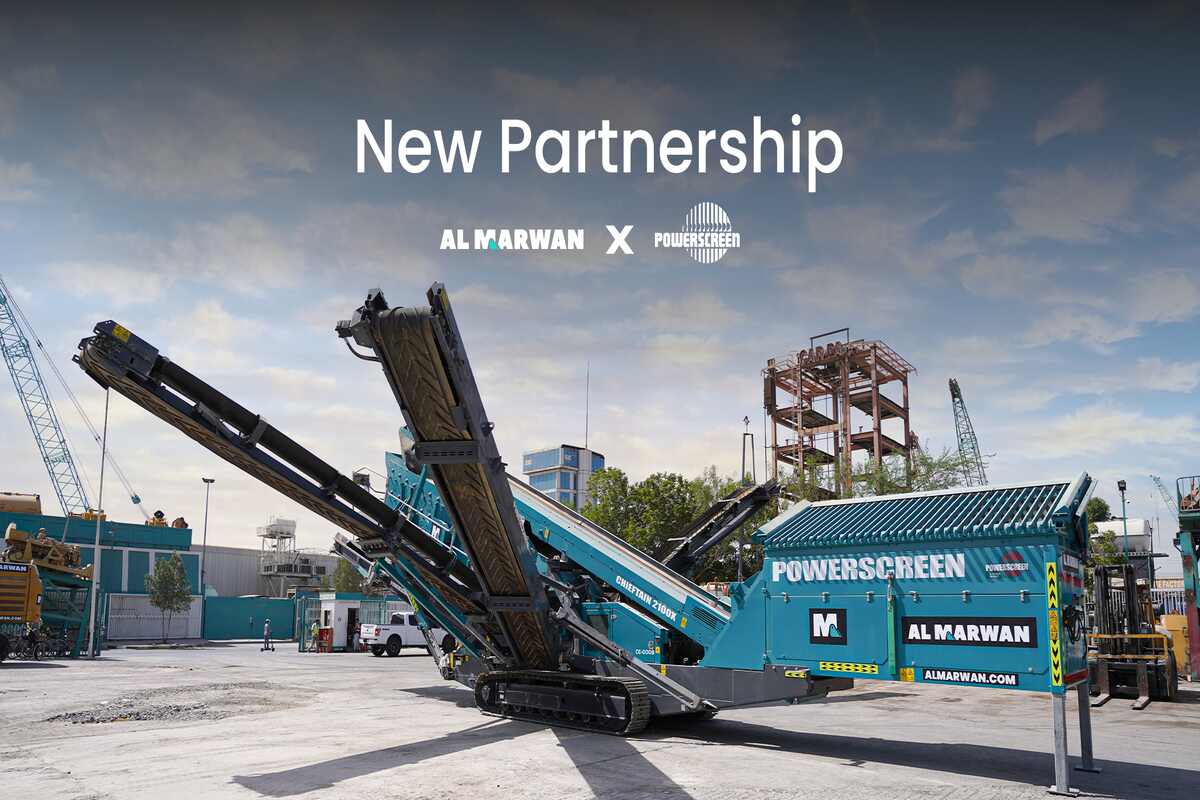 Al Marwan the official dealer of Powerscreen in the UAE