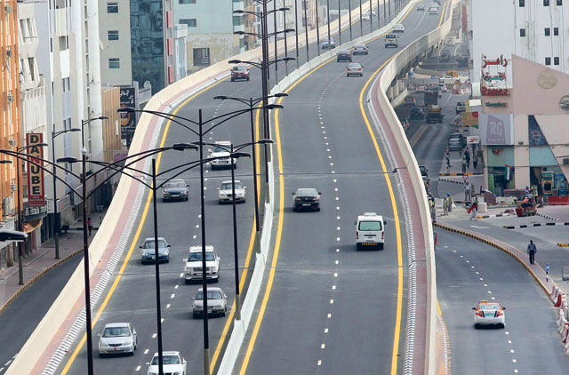 Al Wahda road renovation project in Sharjah features a 1.8km double-deck bridge