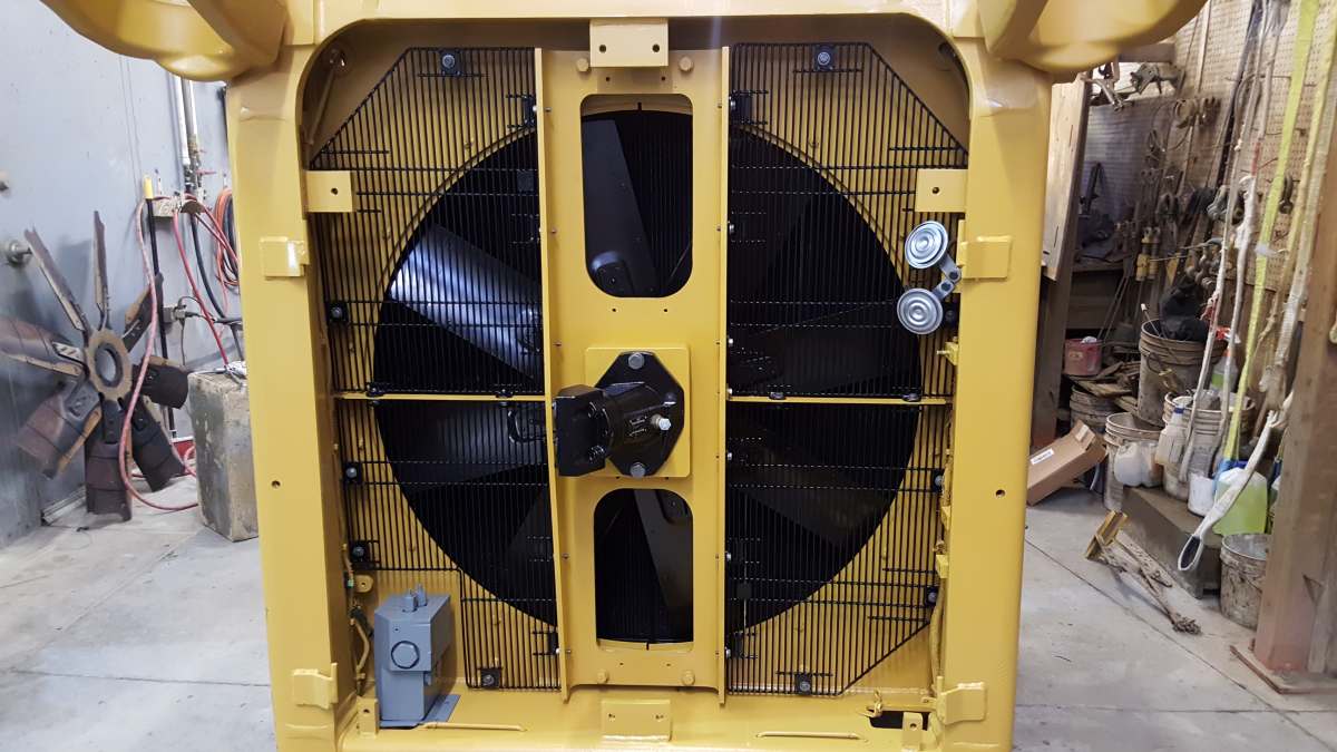 Bulldozer-Radiator-Cooling-System