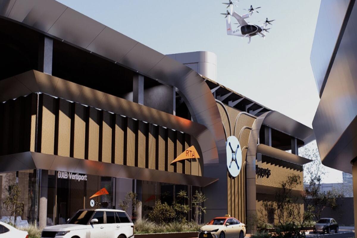 Dubai’s First Aerial Taxi Vertiport