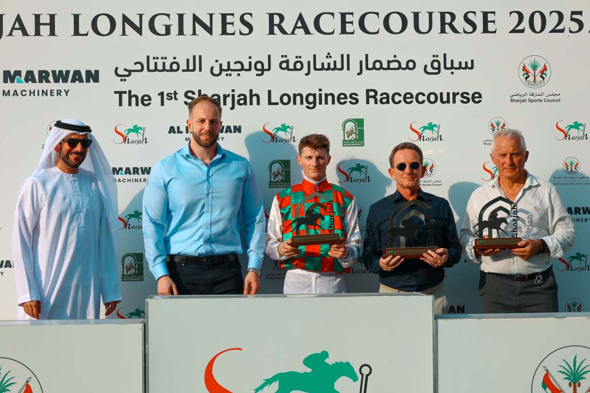 The horse Safeer, Champion of the 4th race.