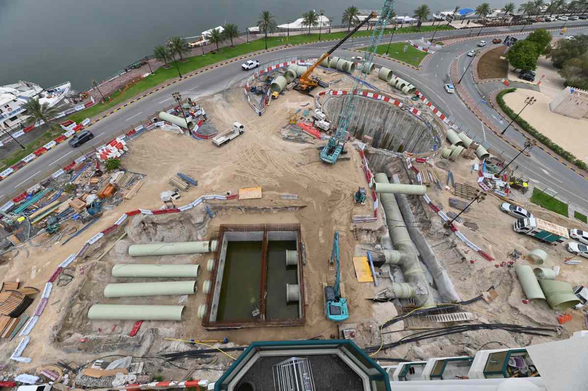 upper view of the project