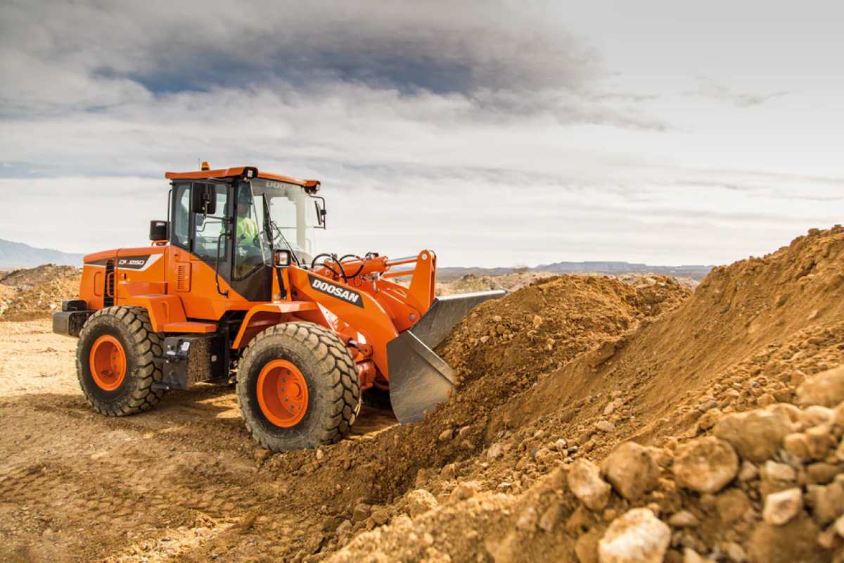 Doosan DL250 wheel loader.