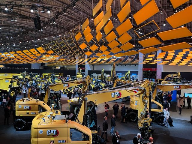 Caterpillar Excavators At Bauma 2025