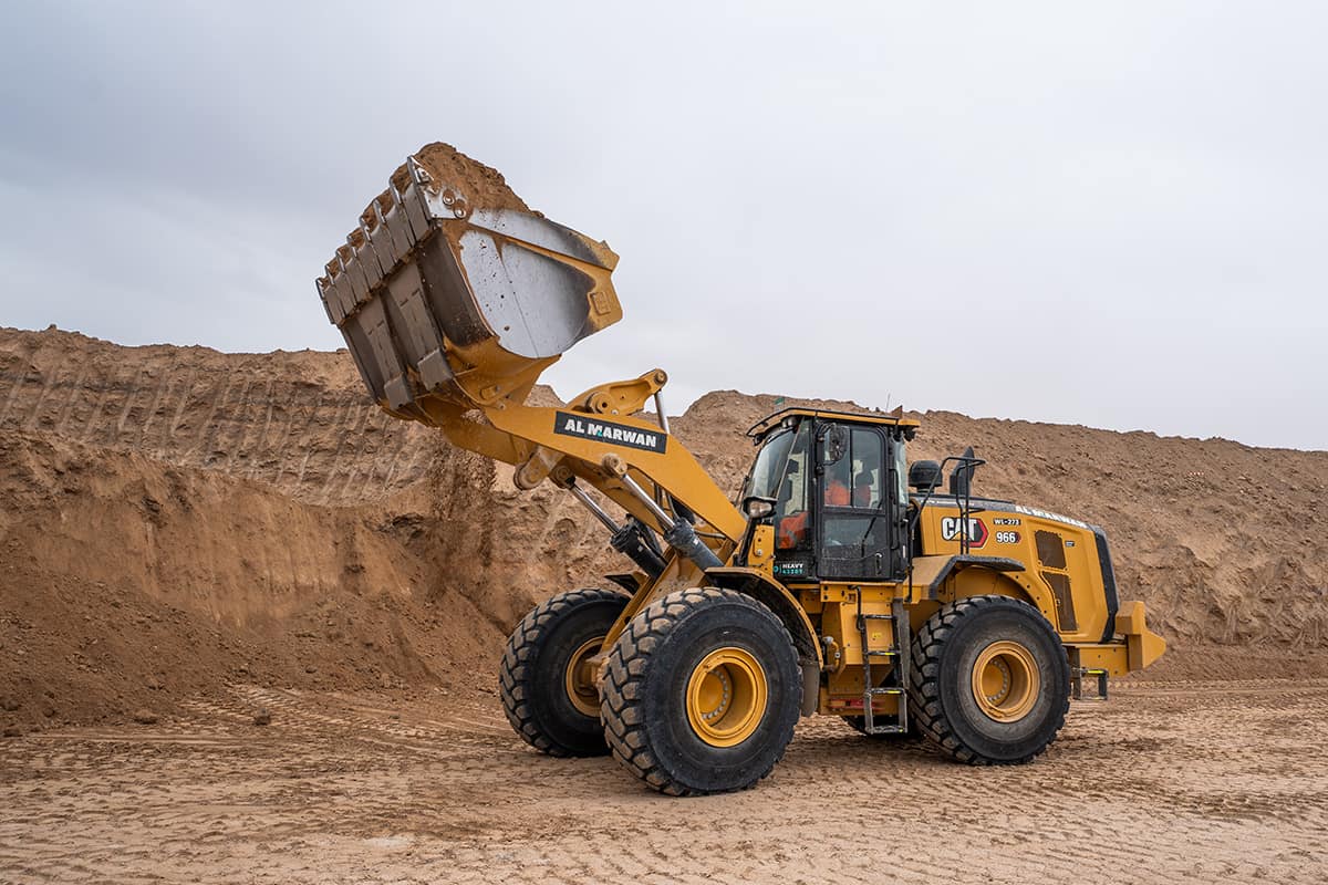 The Cat 966G Wheel Loader