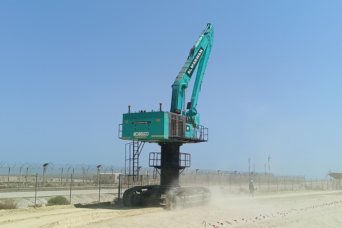 SK850 high bed excavator for all dredging