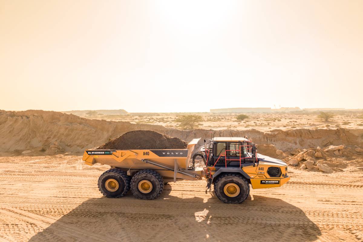 volvo A40 for rent at al marwan