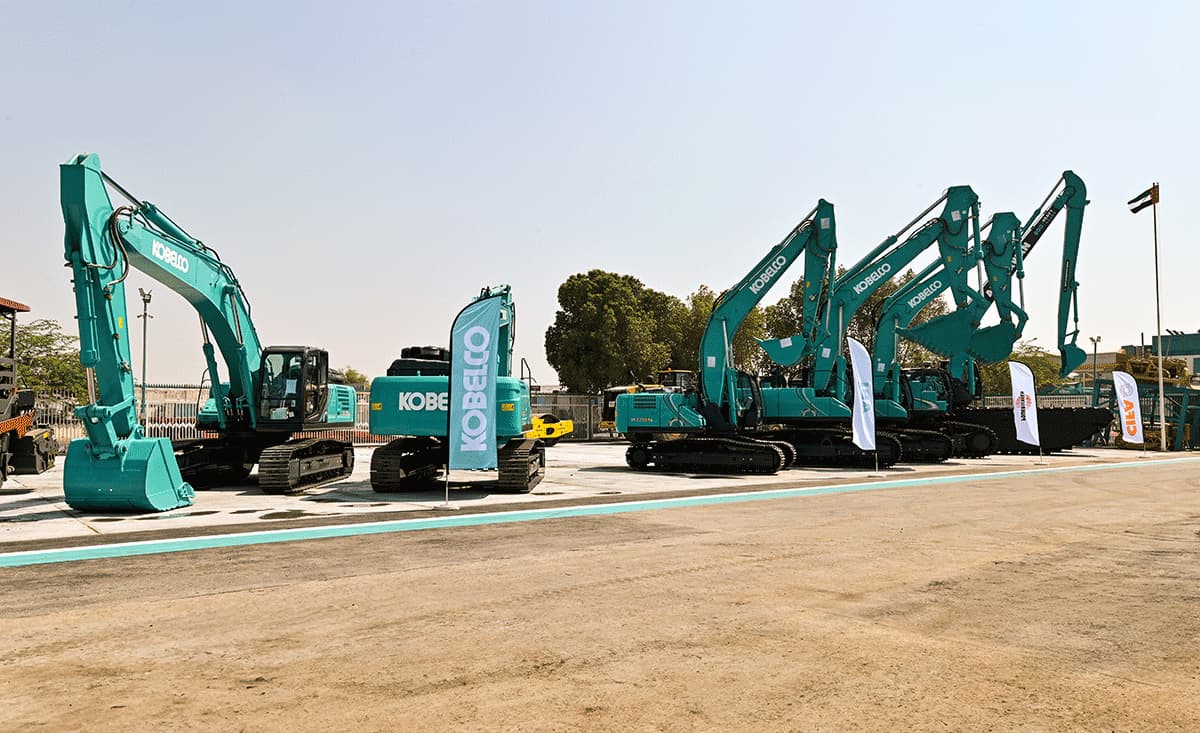 Kobelco Excavators showcased by Al Marwan