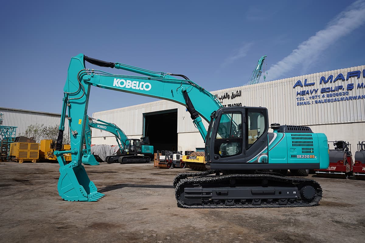 The new 2025 Kobelco SK220XDLC-10 Track Excavator