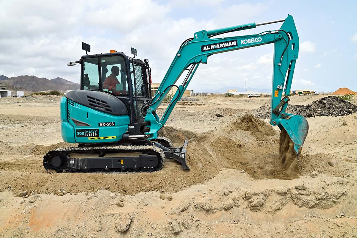 The 2025 Kobelco SK55SRX-6 Mini Excavator