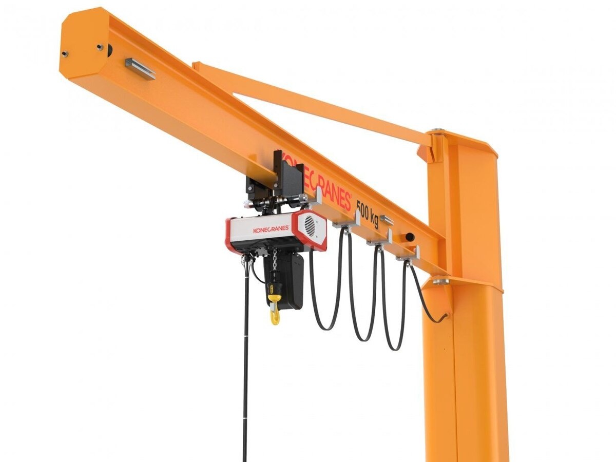 A Konecranes jib crane - Image courtesy of Konecranes