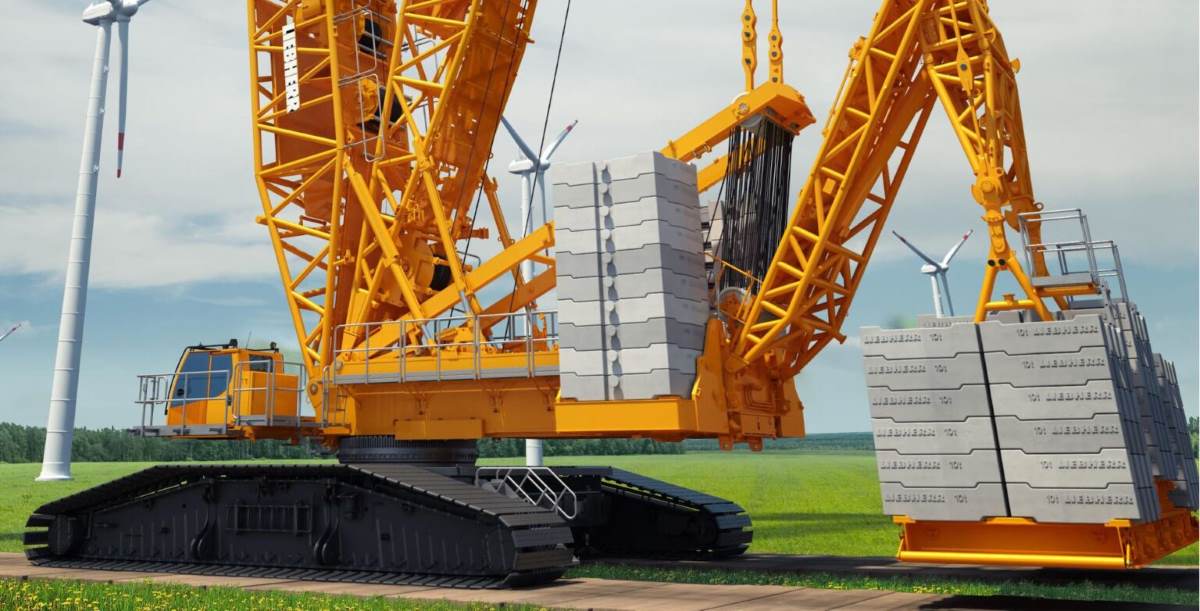 the LR 1700-1.0 crane