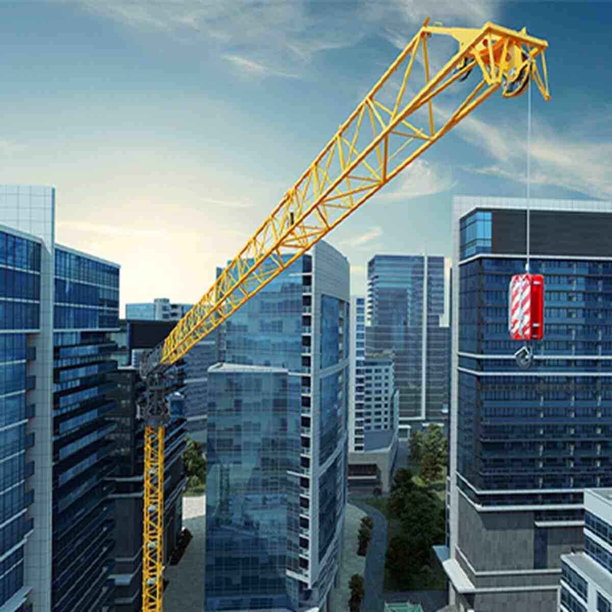 The Liebherr 195 HC-LH 6/12 luffing jib crane - Image courtesy of Liebherr