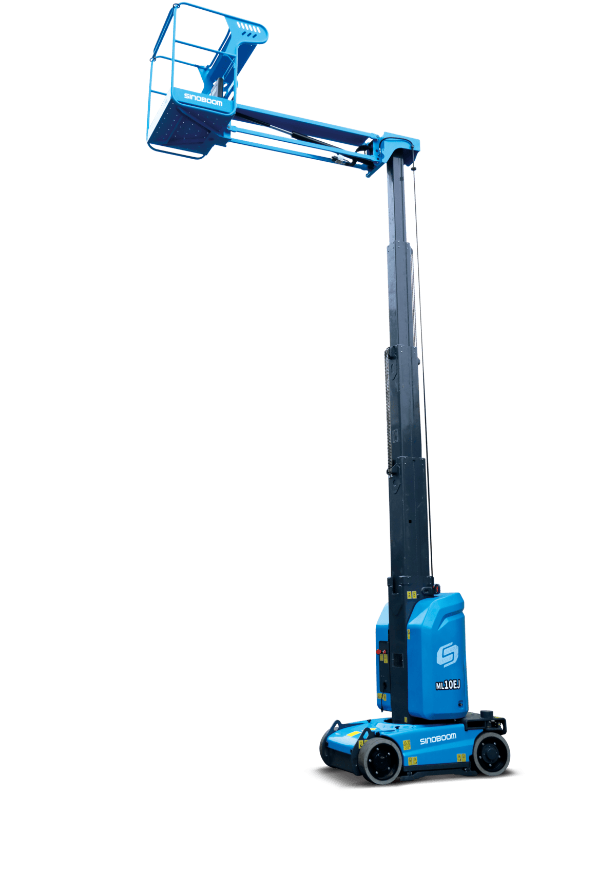 Sinoboom ML10EJ vertical mast lift.
