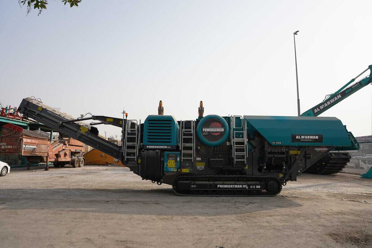 Powerscreen Premiertrak 450 jaw crusher