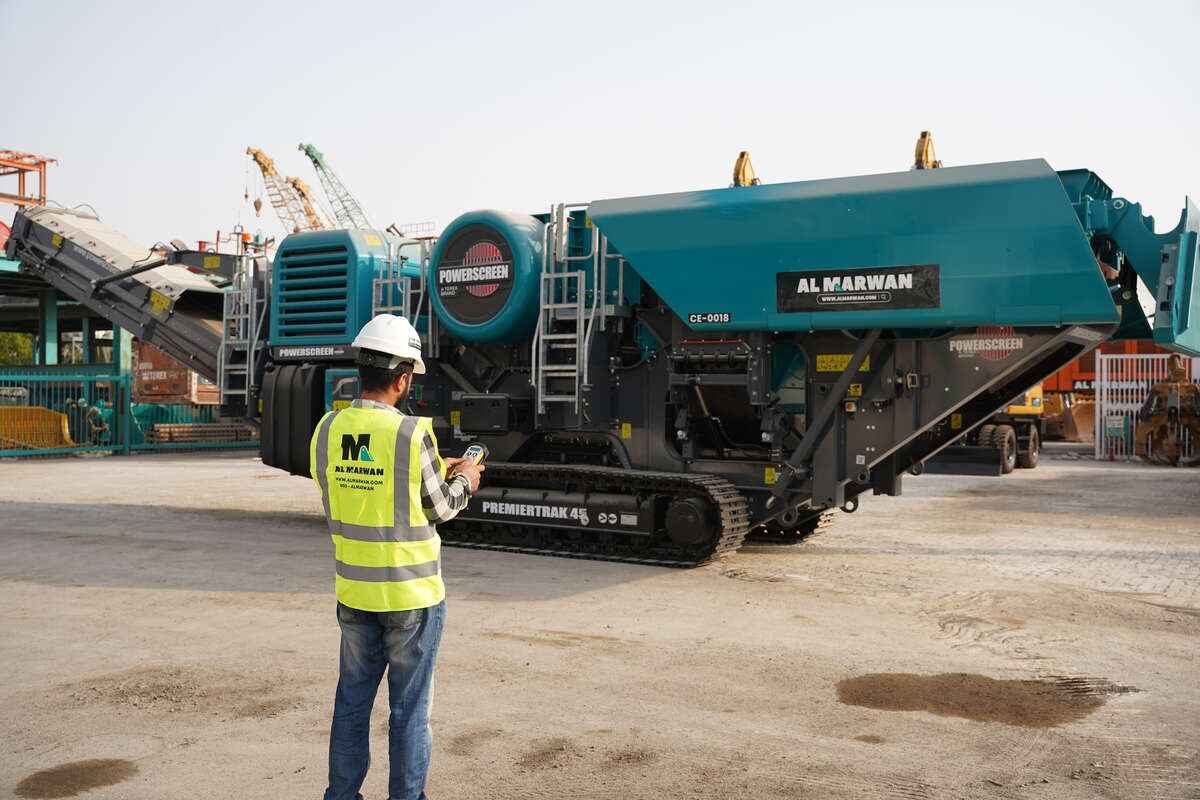 Powerscreen Premiertrak 450 jaw crusher
