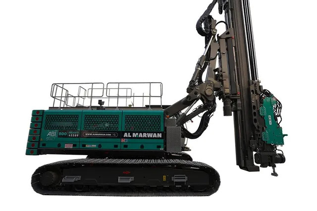 Sennebogen SR30 F with ABI Mobilram TM16 piling rig