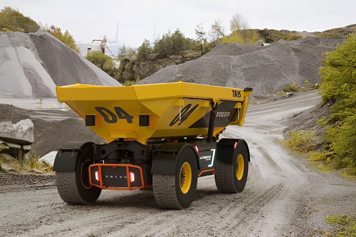 TA15 battery electric and autonomous hauler