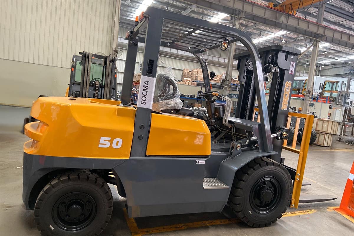 The SOCMA HNF‑50C in the workshop