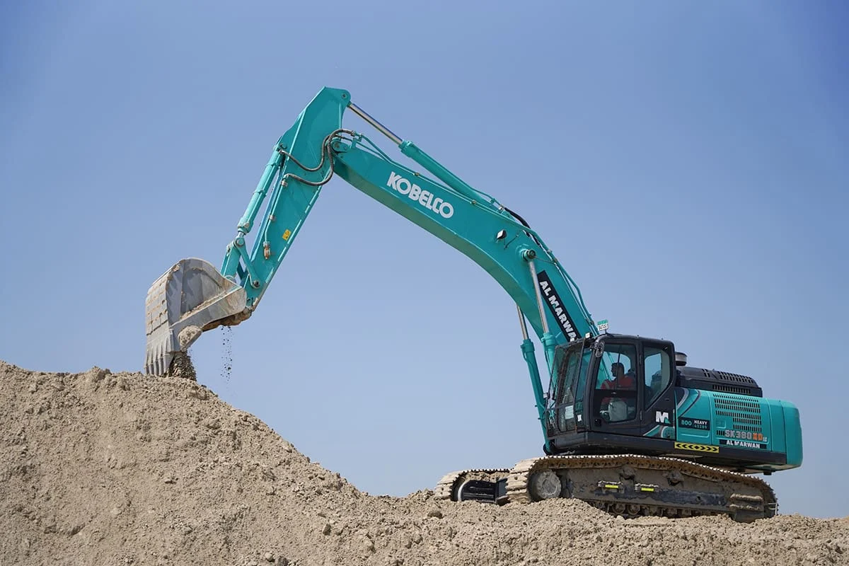 The new 2025 Kobelco SK380XDLC-10 track excavator