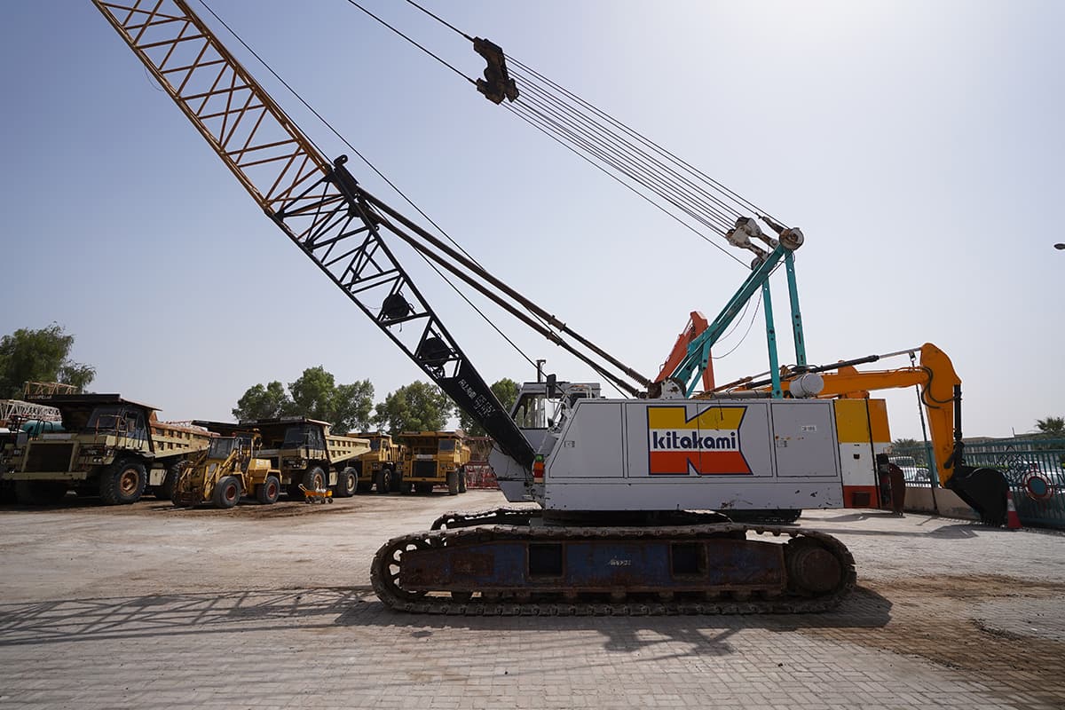 Used 1990 Kobelco 7055 crawler crane 