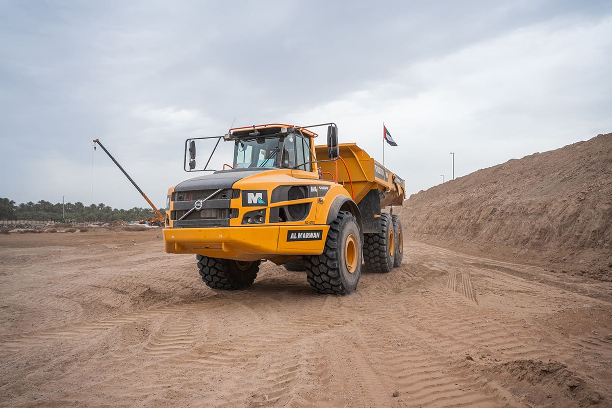 The Volvo A40G Articulated Dump Truck