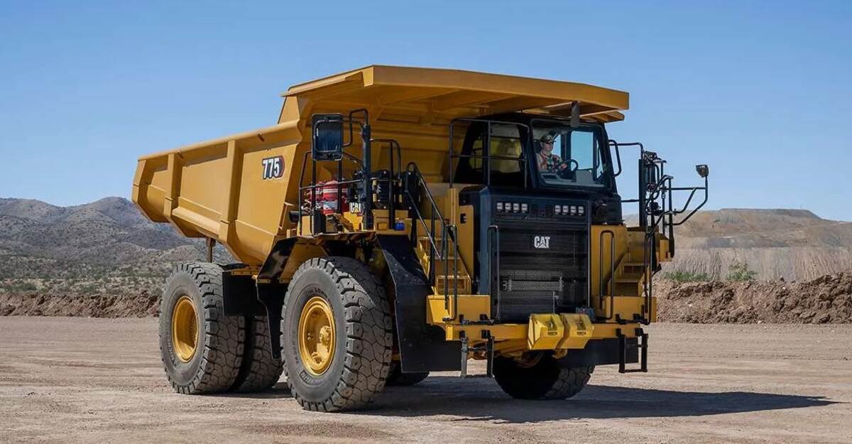 The CAT 775 hauler