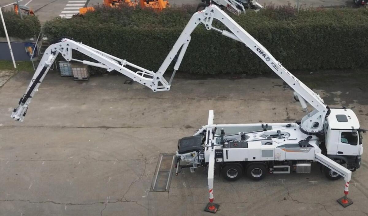 Brand new K31L concrete pump is available for sale