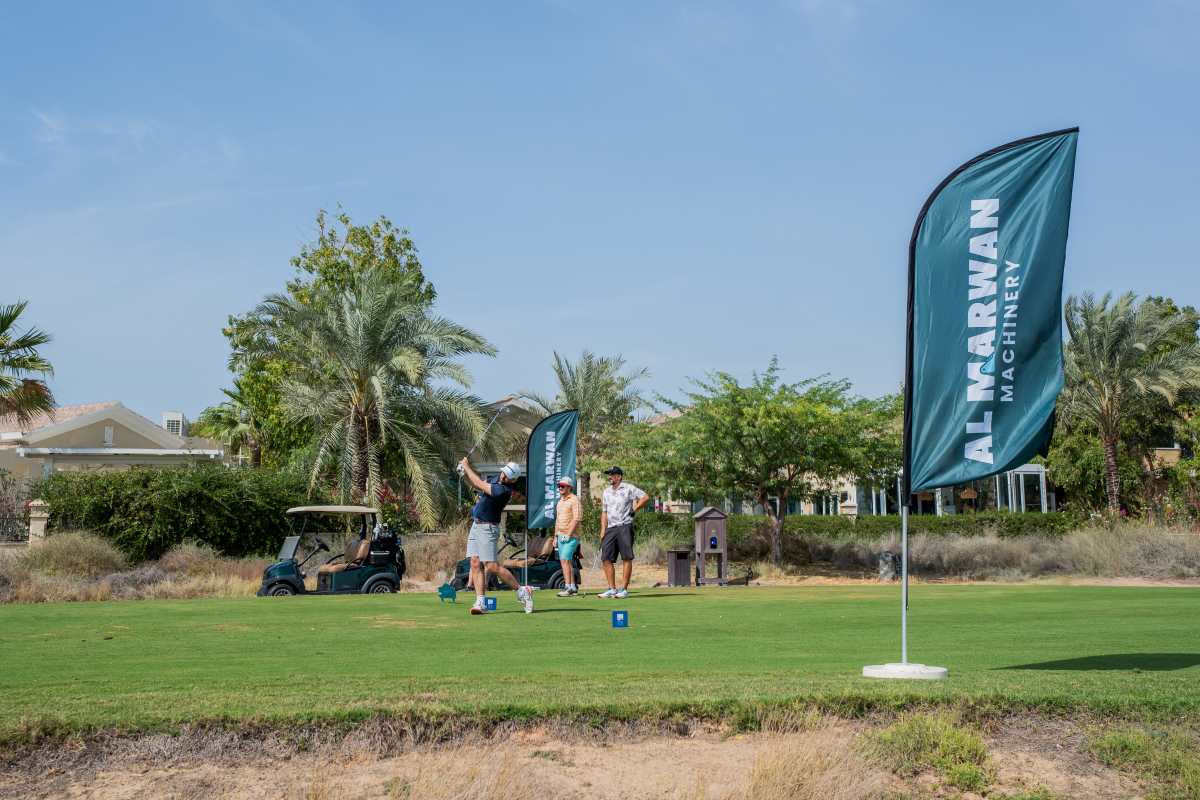 Capturing a moment from the golf day’s event.