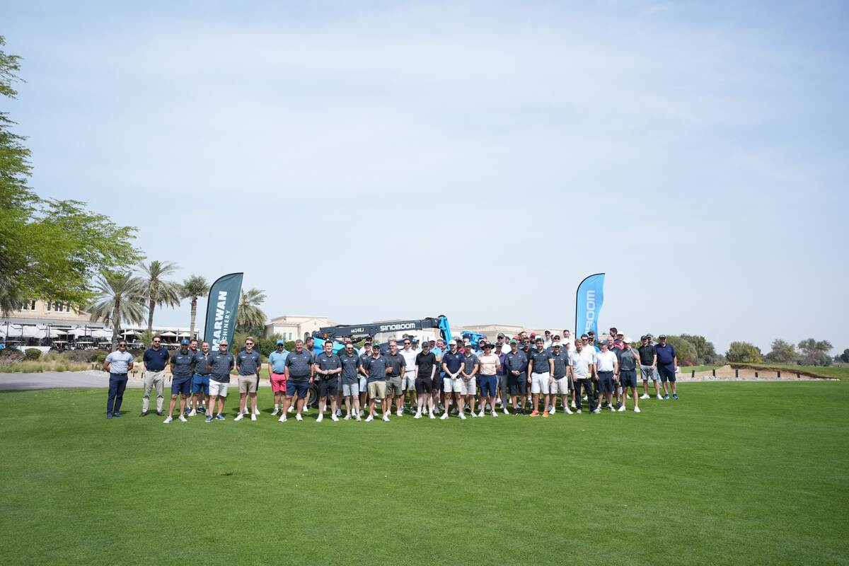 IPAF scramble golf day participants