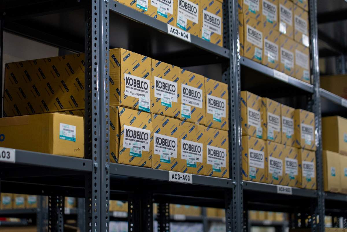 A full section dedicated to Kobelco genuine spare parts.