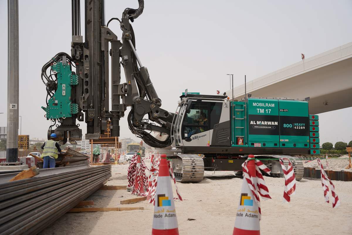 Mobilram TM17 piling rig