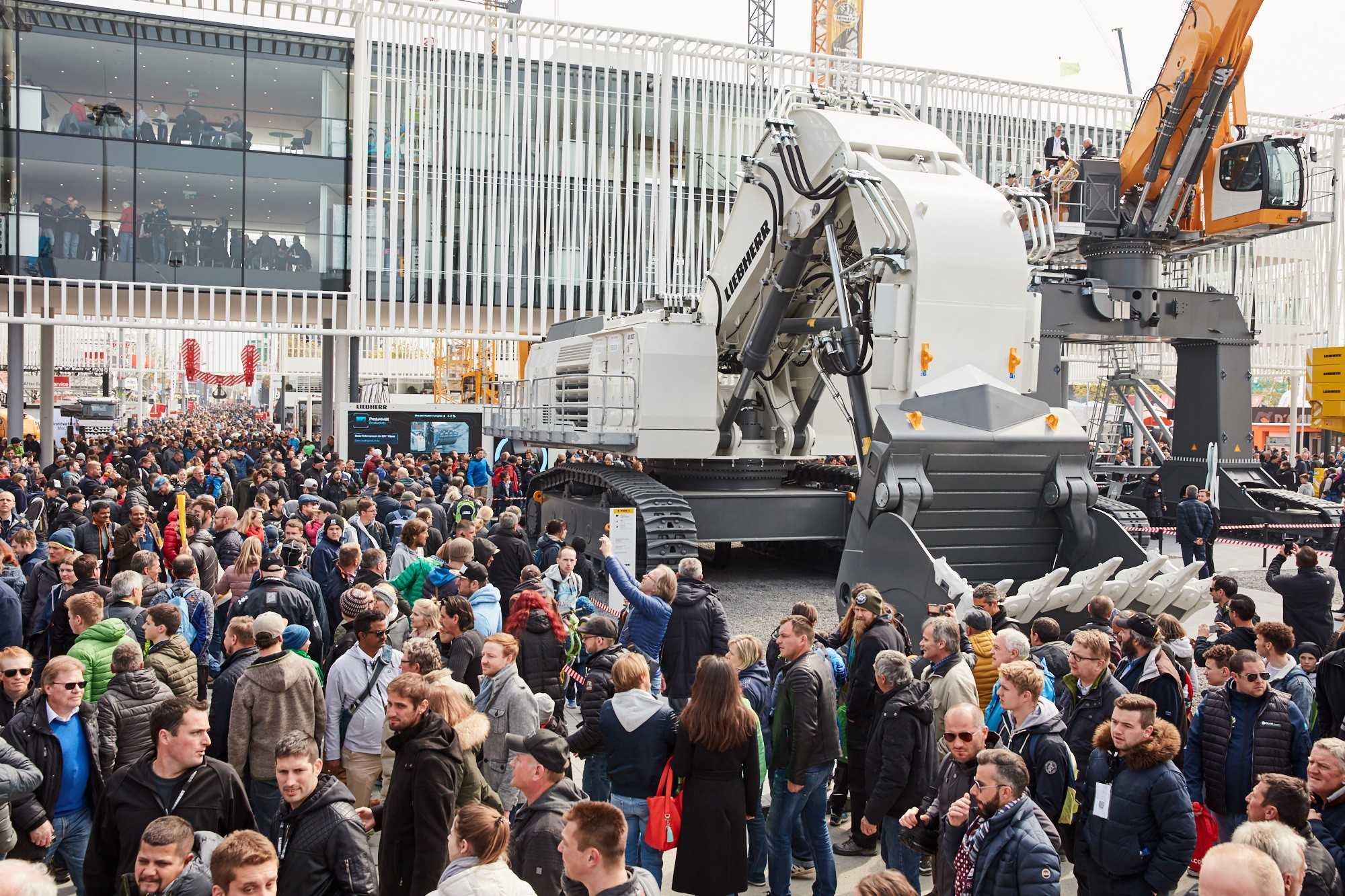 Liebherr heavy machinery at Bauma 2025