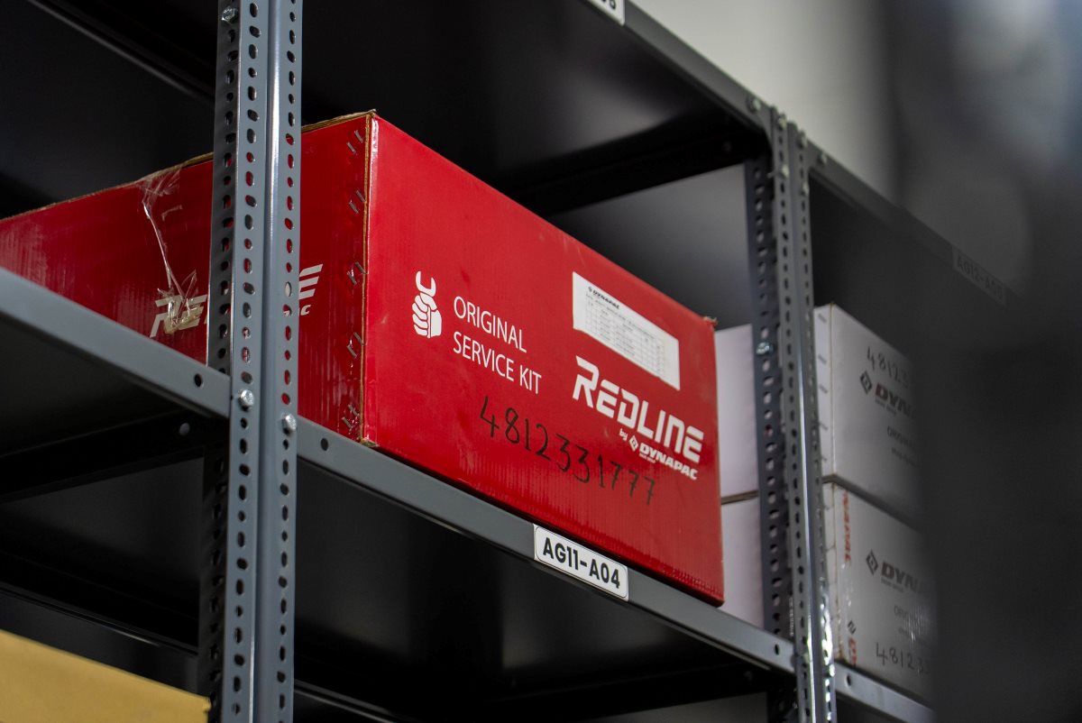 An original service kit for Dynapac rollers