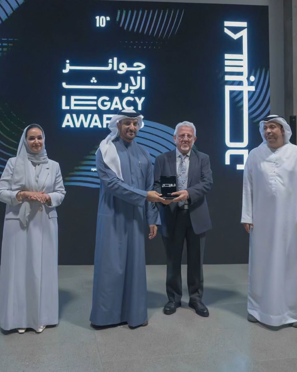 H.H. Sheikh Sultan bin Ahmed Al Qasimi and Mr Marwan Al Zaiem during the closing ceremony.